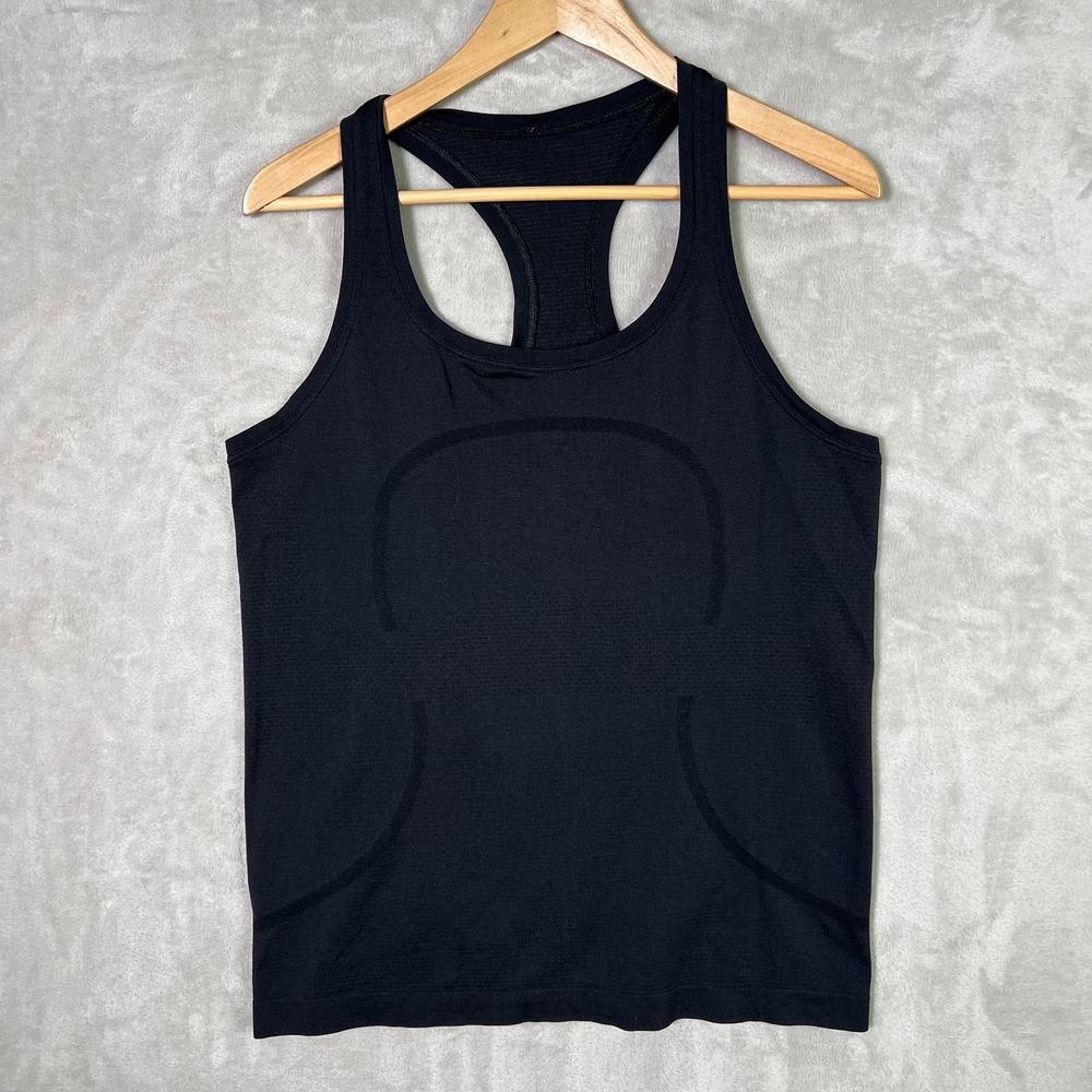 Lululemon Swiftly Tech Racerback Tank Top Women's Size 10 Black Athleisure